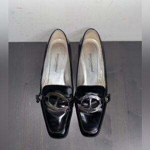Vintage Dolce & Gabbana Italian Black Loafers